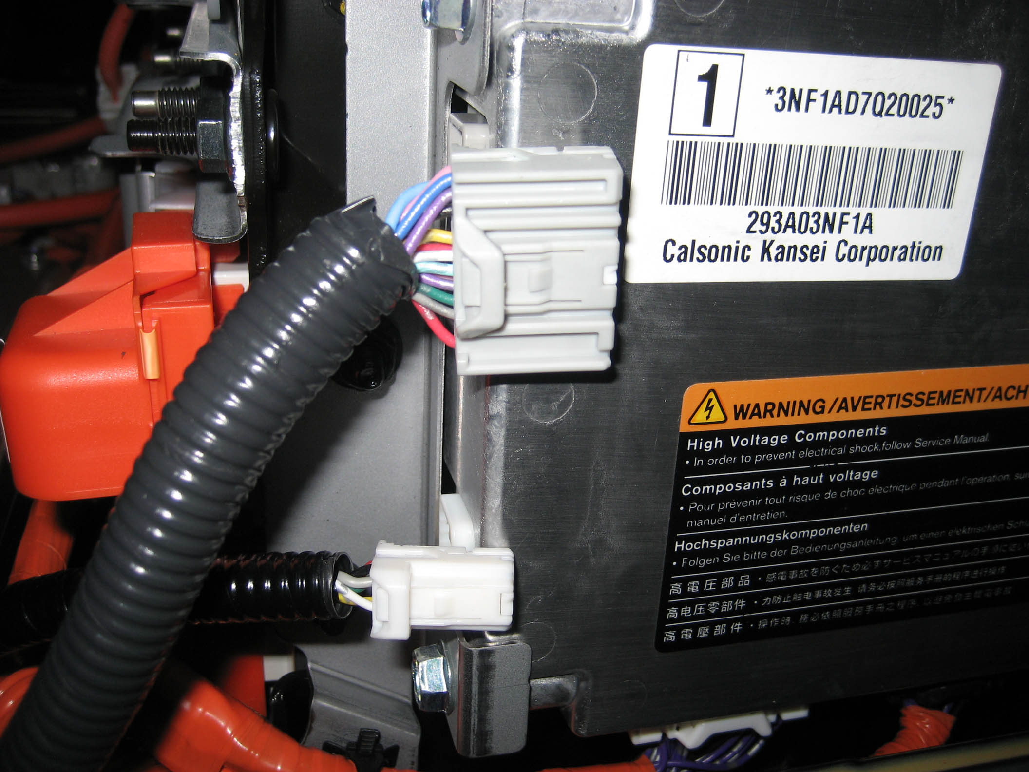 Does anyone know how to extract pins on the Nissan Leaf BMS cell tap